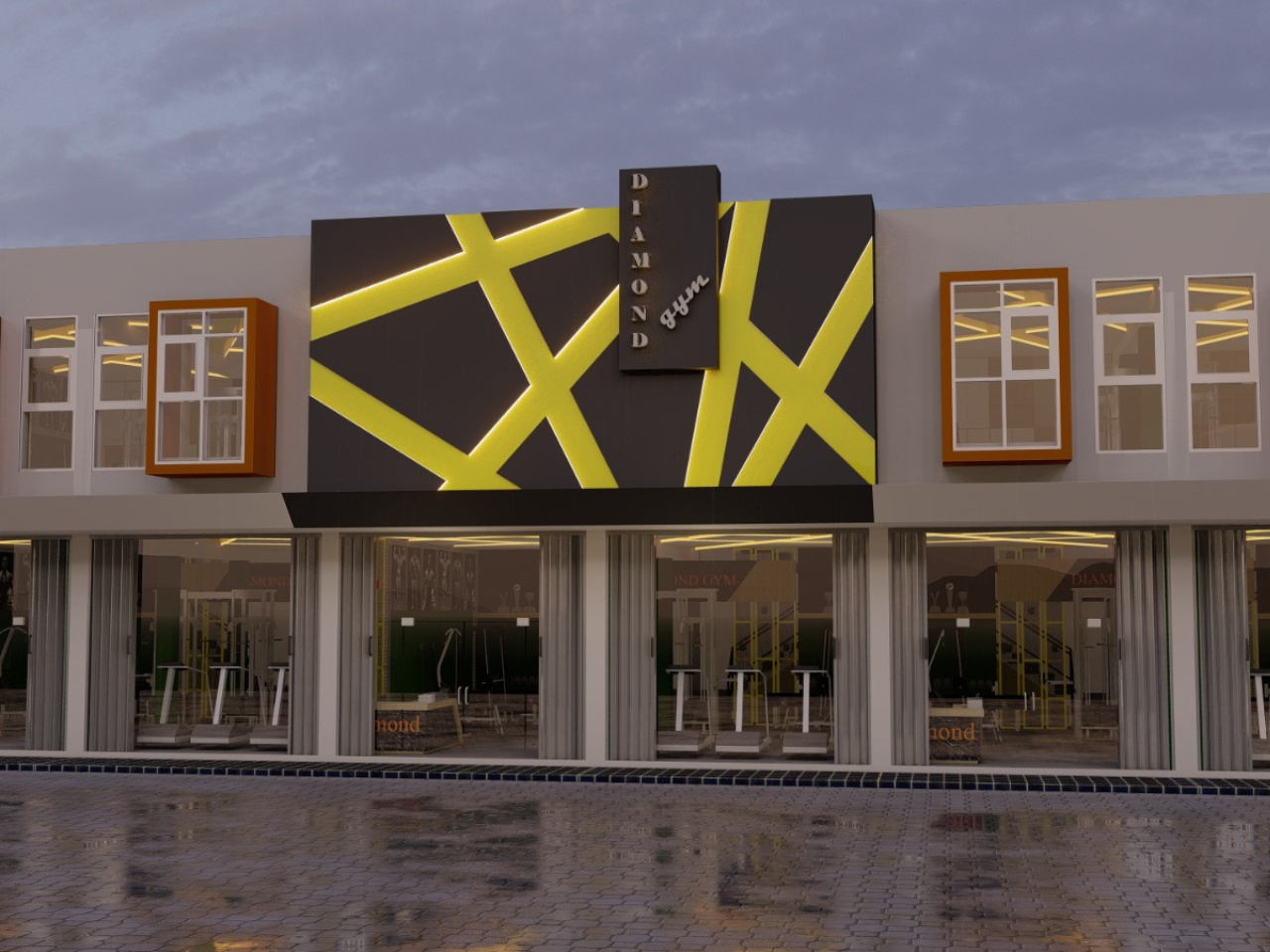 Gedung Komersial – Fitness Center di Semarang oleh sahabatpro kontraktor semarang